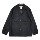EEL 新品 CAMEL MOON シャツジャケット 定価25300円 サイズXS E-25407 テーラードジャケット 25SS ブラック レディース イール【中古】5-0710M♪