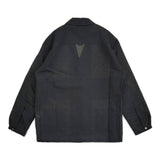 EEL 新品 CAMEL MOON シャツジャケット 定価25300円 サイズXS E-25407 テーラードジャケット 25SS ブラック レディース イール【中古】5-0710M♪