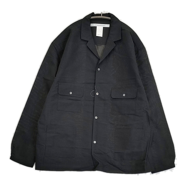 EEL 新品 CAMEL MOON シャツジャケット 定価25300円 サイズL E-25407 テーラードジャケット 25SS ブラック メンズ イール【中古】5-0710M♪