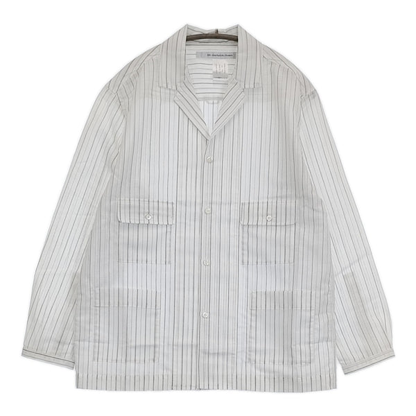 EEL 新品 CAMEL MOON シャツジャケット 定価25300円 XS E-25407 テーラードジャケット ホワイト ブラック レディース イール【中古】5-0710M♪