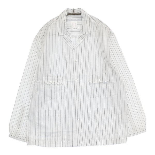 EEL 未使用 CAMEL MOON シャツジャケット 定価25300円 サイズS E-25407 ジャケット 25SS ホワイト メンズ イール【中古】5-0710M♪