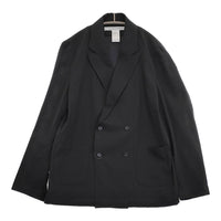 EEL 新品 SUNNY SIDE JACKET 定価37400円 サイズL E-25107 ダブル テーラードジャケット 25SS ブラック メンズ イール【中古】5-0710M♪