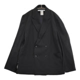EEL 新品 SUNNY SIDE JACKET 定価37400円 サイズL E-25107 ダブル テーラードジャケット 25SS ブラック メンズ イール【中古】5-0710M♪