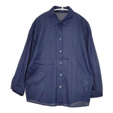 theory luxe GEA.D FINESPUN コットン シアー 034208217 サイズ38 長袖シャツ ネイビー レディース セオリーリュクス【中古】5-0822M△