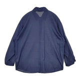 theory luxe GEA.D FINESPUN コットン シアー 034208217 サイズ38 長袖シャツ ネイビー レディース セオリーリュクス【中古】5-0822M△