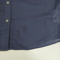 theory luxe GEA.D FINESPUN コットン シアー 034208217 サイズ38 長袖シャツ ネイビー レディース セオリーリュクス【中古】5-0822M△