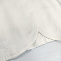theory luxe DALEY CRUNCH ストレッチ 036204121 サイズ38 リネン混 テーラードジャケット オフホワイト レディース セオリーリュクス【中古】5-0822M△