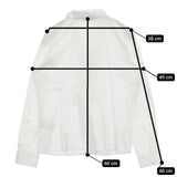 NARACAMICIE フリル コットン ブラウス シャツ ホワイト レディース ナラカミーチェ【中古】5-1001M∞
