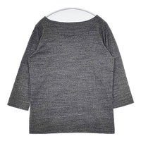 KINOTTO 251C-02 タンギス綿 7分袖 ボートネック Tシャツ サイズ3 日本製 カットソー チャコールグレー レディース キノット【中古】5-0822M△