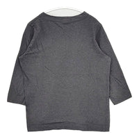 homspun 172-6450 コットン M 七分袖 日本製 Ｔシャツ カットソー チャコールグレー レディース ホームスパン【中古】5-0822M△
