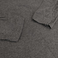 homspun 172-6450 コットン M 七分袖 日本製 Ｔシャツ カットソー チャコールグレー レディース ホームスパン【中古】5-0822M△
