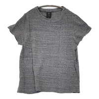 homspun コットン サイズM 半袖Ｔシャツ カットソー グレー レディース ホームスパン【中古】5-0704S♪