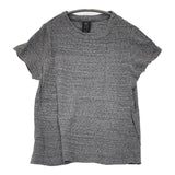 homspun コットン サイズM 半袖Ｔシャツ カットソー グレー レディース ホームスパン【中古】5-0704S♪