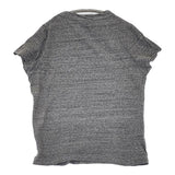 homspun コットン サイズM 半袖Ｔシャツ カットソー グレー レディース ホームスパン【中古】5-0704S♪