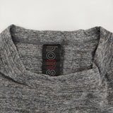 homspun コットン サイズM 半袖Ｔシャツ カットソー グレー レディース ホームスパン【中古】5-0704S♪