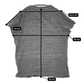 homspun コットン サイズM 半袖Ｔシャツ カットソー グレー レディース ホームスパン【中古】5-0704S♪