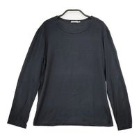 SUNSPEL コットン S 英国製 無地 長袖Ｔシャツ カットソー ロンＴ ブラック レディース サンスペル【中古】5-0822M△