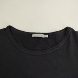 SUNSPEL コットン S 英国製 無地 長袖Ｔシャツ カットソー ロンＴ ブラック レディース サンスペル【中古】5-0822M△