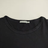 SUNSPEL コットン S 英国製 無地 長袖Ｔシャツ カットソー ロンＴ ブラック レディース サンスペル【中古】5-0822M△