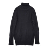 ZARA ツインニット タートルネック カーディガン アンサンブル ブラック レディース ザラ【中古】5-1129T∞