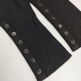 ZARA ツインニット タートルネック カーディガン アンサンブル ブラック レディース ザラ【中古】5-1129T∞