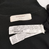 ZARA ツインニット タートルネック カーディガン アンサンブル ブラック レディース ザラ【中古】5-1129T∞