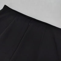 theory luxe HELSIA LIVE トリアセテートポリエステル スカート ブラック レディース セオリーリュクス【中古】5-0924M∞