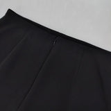 theory luxe HELSIA LIVE トリアセテートポリエステル スカート ブラック レディース セオリーリュクス【中古】5-0924M∞