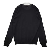 theory PERFECT.CREW EVIAN STRETCH ウール セーター ニット ブラック レディース セオリー【中古】5-1129T∞