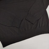 theory PERFECT.CREW EVIAN STRETCH ウール セーター ニット ブラック レディース セオリー【中古】5-1129T∞