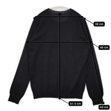 theory PERFECT.CREW EVIAN STRETCH ウール セーター ニット ブラック レディース セオリー【中古】5-1129T∞