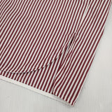 TICCA スクエアBIGシャツ シャツワンピ ストライプ ソメロス SOMELOS ワンピース ワインレッド ホワイト レディース ティッカ【中古】5-1001M∞