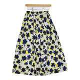 IENA 21060900560010 ワッシャータンブラーランダムタックスカート 日本製 ロングスカート ホワイト ブルー 多色 レディース イエナ【中古】5-0801M△