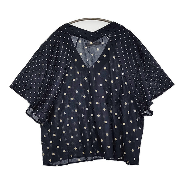 【はな様】DES PRES スパンシルクチェック ブラウス ネイビー×ベージュ はな様】DES PRES スパンシルクチェック ブラウス ネイビー×ベージュ