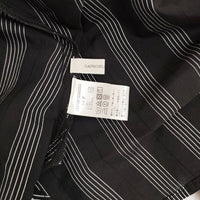 CAPRICIEUX LE'MAGE スキッパーシャツ 長袖 ストライプ LEZ1091304A0004 プルオーバー ブラウス シャツ ブラック ホワイト レディース カプリシューレマージュ【中古】5-0801M△