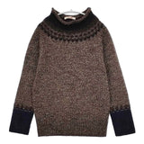 BACCA ウール セーター ニット ブラウン ミックス レディース バッカ【中古】5-1208T∞