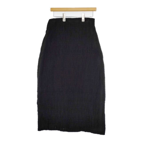 Ray Beams シャーリングマキシスカート 定価11000円 ロングスカート ブラック レディース レイビームス【中古】5-0824M∞