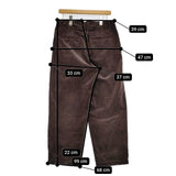 nest Robe 染め加工 コーデュロイタックパンツ 01203-1007 パンツ 20AW ブラウン系 レディース ネストローブ【中古】5-1208T∞