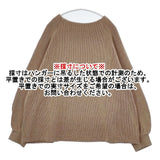 nest Robe クォーターゲージニット 01214-1103 コットン セーター ニット 21AW ライトブラウン レディース ネストローブ【中古】5-1208M∞