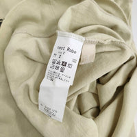 nest Robe コットンラグランラフサイズTee 01222-1210 オーバーサイズ 半袖Ｔシャツ 22SS クリーム レディース ネストローブ【中古】5-0716S♪