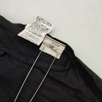 nest Robe サスペンダー付き リネン 日本製 製品染め 01152-1221 スカート ブラック レディース ネストローブ【中古】5-1001M∞