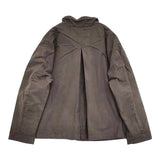 nest Robe スーピマコットンスタンドカラージャケット 染め加工 01193-1325 定価29000円 グレー レディース ネストローブ【中古】5-1026M♪