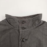 nest Robe スーピマコットンスタンドカラージャケット 染め加工 01193-1325 定価29000円 グレー レディース ネストローブ【中古】5-1026M♪