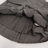 nest Robe スーピマコットンスタンドカラージャケット 染め加工 01193-1325 定価29000円 グレー レディース ネストローブ【中古】5-1026M♪