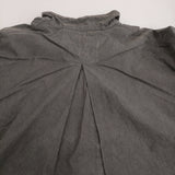 nest Robe スーピマコットンスタンドカラージャケット 染め加工 01193-1325 定価29000円 グレー レディース ネストローブ【中古】5-1026M♪