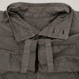 nest Robe スーピマコットンスタンドカラージャケット 染め加工 01193-1325 定価29000円 グレー レディース ネストローブ【中古】5-1026M♪