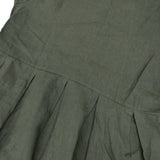 nest Robe リネンドレス 後染め 01184-1141 ギャザー ワンピース グリーン レディース ネストローブ【中古】5-1001M∞
