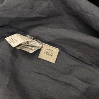 nest Robe 後染めリネンドレス High thread count linen classy dress 01191-1097 ワンピース ブルー レディース ネストローブ【中古】5-1001M∞