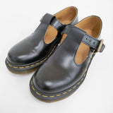 Dr.Martens POLLEY Tバーシューズ サイズUK3 22cm 定価25300円 14852001 シューズ・靴 ブラック レディース ドクターマーチン【中古】5-0710G♪