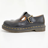 Dr.Martens POLLEY Tバーシューズ サイズUK3 22cm 定価25300円 14852001 シューズ・靴 ブラック レディース ドクターマーチン【中古】5-0710G♪